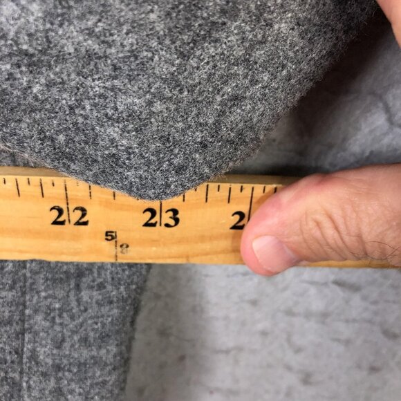 Calvin Klein Blazer Mens 44R Wool Blend Military 4 Pocket Button Jacket Utility - Picture 5 of 16